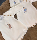 Rabbit romper with matching hat