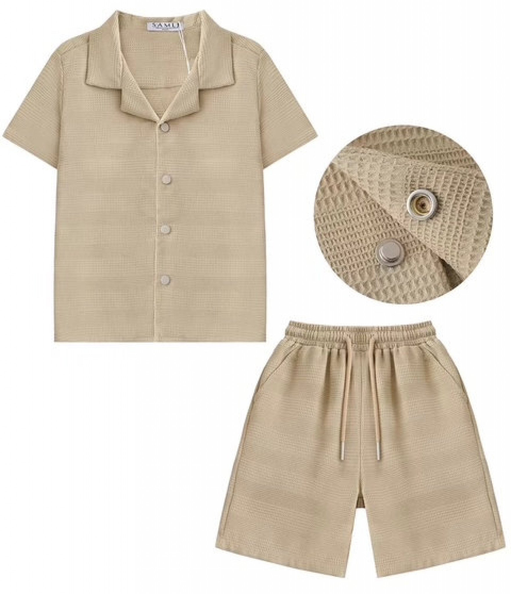 Boy’s Samli Shirt & Shorts Set